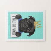 King Pug Legpuzzel (Horizontaal)