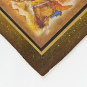 King Queen African Culture Bedding Fleece Deken (Hoek)