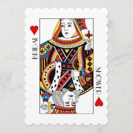 King & Queen of Hearts Casino Vrijgezellenfeest Kaart