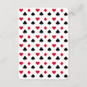 King & Queen of Hearts spelen Kaart Details (Achterkant)