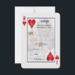 King Queen-spelkaart RSVP<br><div class="desc">King Queen-spelkaart RSVP</div>