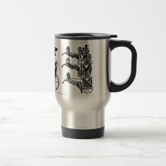 King Ramesses II en zijn Sons Egyptian Travel Mug Reisbeker (Rechts)