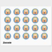 King Richard II of England Ronde Sticker (Vel)