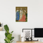 King Richard II - Wilton Diptych Poster (Thuiskantoor)