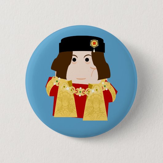 King Richard III of England Ronde Button 5,7 Cm (Voorkant)