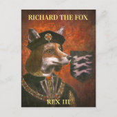 King Richard The Third Fox Briefkaart (Voorkant)