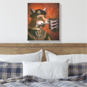 King Richard The Third Fox Canvas Afdruk (Insitu (Slaapkamer))