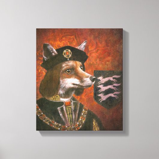 King Richard The Third Fox Canvas Afdruk (Voorkant)