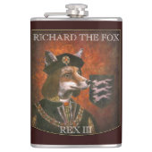 King Richard The Third Fox Flask Heupfles (Voorkant)