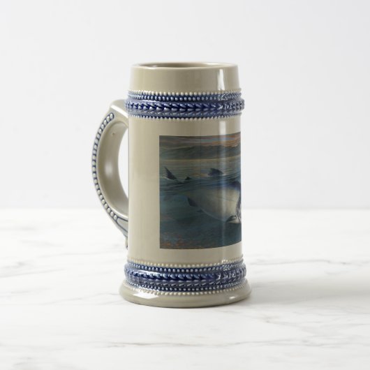 KIng Salmon Beer Stein Bierpul (Voorkant links)