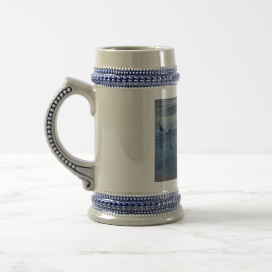 KIng Salmon Beer Stein Bierpul (Links)