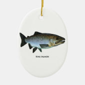 King Salmon Keramisch Ornament (Voorkant)