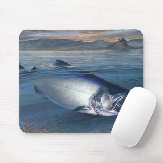 KIng Salmon Mousepad Muismat (Met muis)