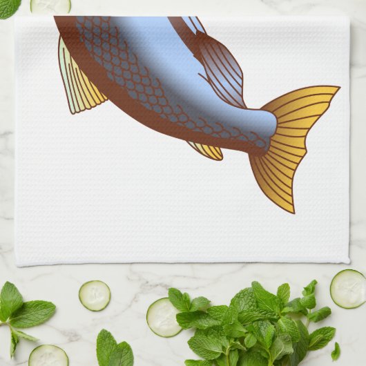 King Salmon Theedoek (Gevouwen)