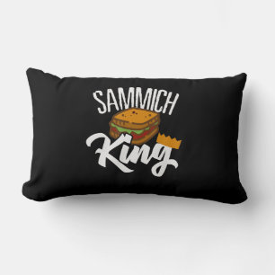 King sandwich Voedselliefhebber kookcadeau Kussen