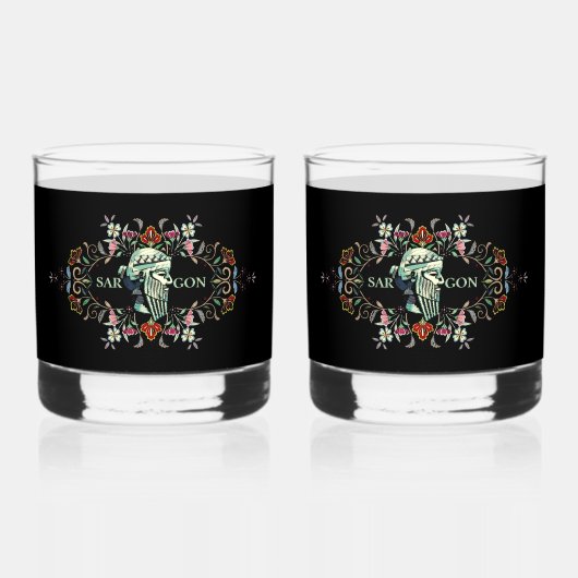 King Sargon Artwork Drinkware Set Whisky Glas (Voorkant)