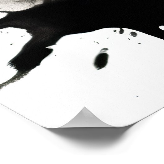 King Schaakstuk Schilderen Poster (Hoek)