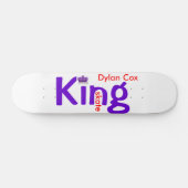 King Schaats Persoonlijk Skateboard (Horizontaal)
