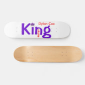 King Schaats Persoonlijk Skateboard (Horizontaal)