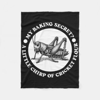 King Secret Cricket Flour Edible Insects Protein Fleece Deken