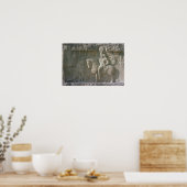 King Shapur I en Valerian Sassanian Poster (Keuken)