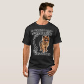King Shepherd Mom Dad Print German T-shirt (Voorkant volledig)