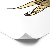 King Shield / wapenschild Poster (Hoek)