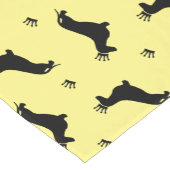 King Short Hair Dachshund - patroon 1 Korte Tafelloper (Hoek)