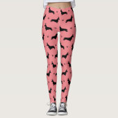 King Short Hair Dachshund - patroon 1 Leggings (Voorkant)