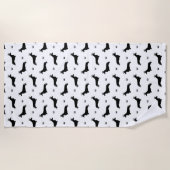 King Short Hair Dachshund - patroon 1 Strandlaken (Voorkant)