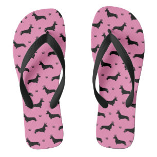 King Short Hair Dachshund - patroon 1 Teenslippers
