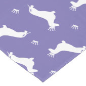 King Short Hair Dachshund - patroon 2 Korte Tafelloper (Hoek)