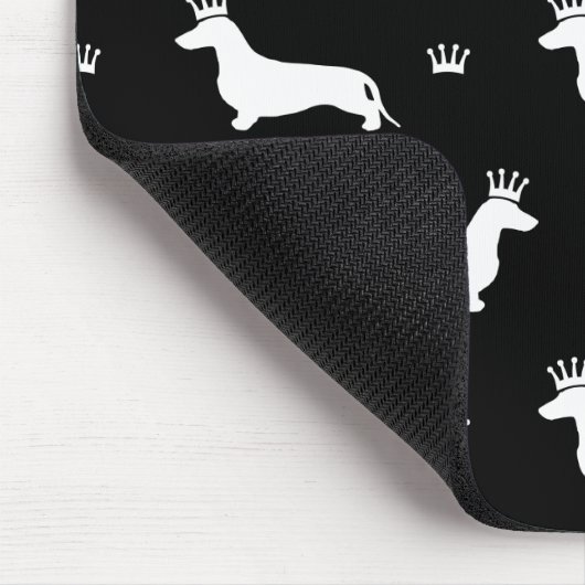 King Short Hair Dachshund - patroon 2 Muismat (Hoek)