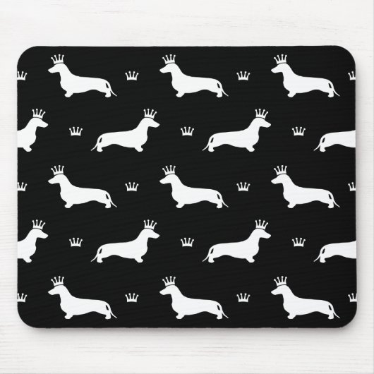 King Short Hair Dachshund - patroon 2 Muismat (Voorkant)