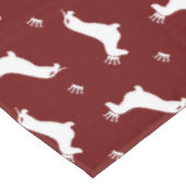 King Short Hair Dachshund - patroon 2 Tafelkleed (Gekanteld)