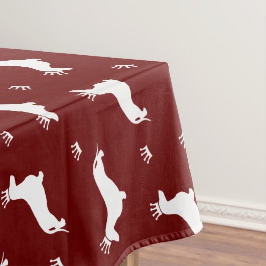 King Short Hair Dachshund - patroon 2 Tafelkleed (Voorbeeld)