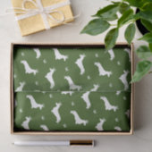 King Short Hair Dachshund - patroon 2 Tissuepapier (Geschenk)