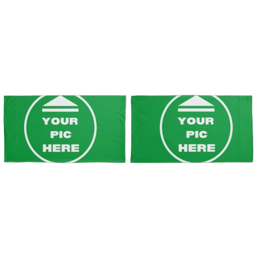 King Size Kussensloop Set - Voeg uw Afbeelding (Voorkant-Set)