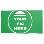 King Size Kussensloop Set - Voeg uw Afbeelding (Voorkant-Links)