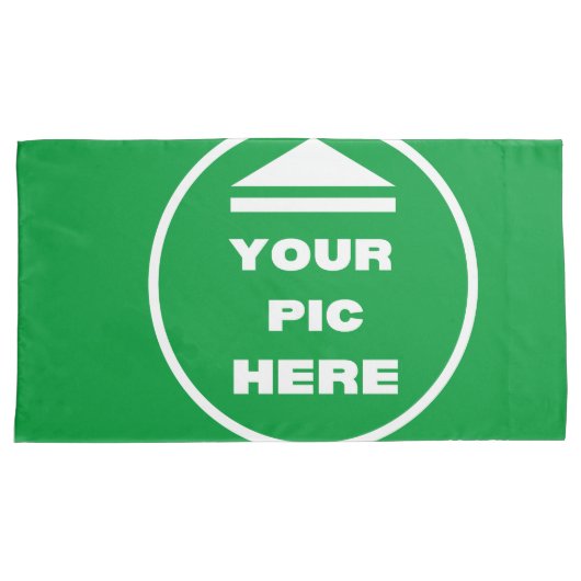 King Size Kussensloop Set - Voeg uw Afbeelding (Voorkant-Rechts)