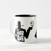 KING SIZE MUG DELUXE PROF UIT TWEEKLEURIGE KOFFIEMOK (Voorkant links)