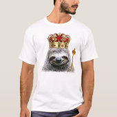 King sloth T-shirt (Voorkant)