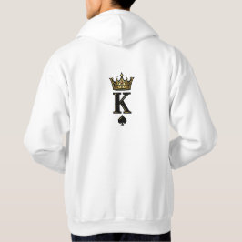 King Spade K – Minimaal koppelingsontwerp Hoodie