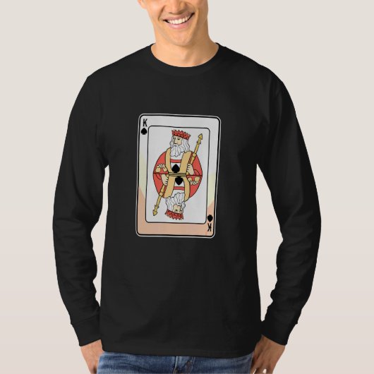 King Spades voor mannen T-shirt (Voorkant)
