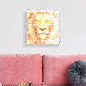 King Sparkle ogen Canvas Afdruk (Insitu (Woonkamer))