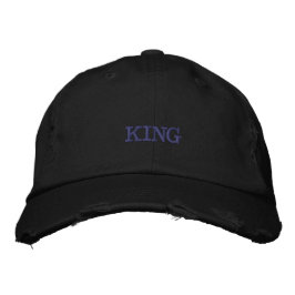 KING Sports Speler Chino Twill geborduurde Cap Hoe Pet
