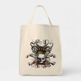 King Squid Skull Bag Tote Bag