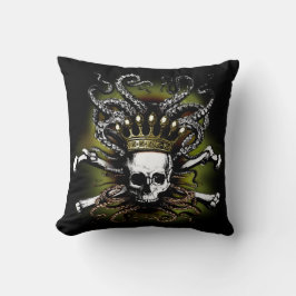King Squid Skull Kussen