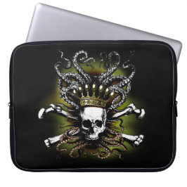 King Squid Skull Laptop Sleeve