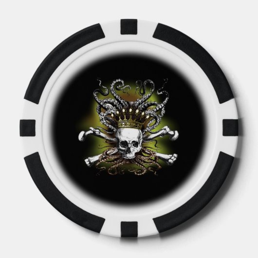 King Squid Skull Poker Chips (Voorkant)
